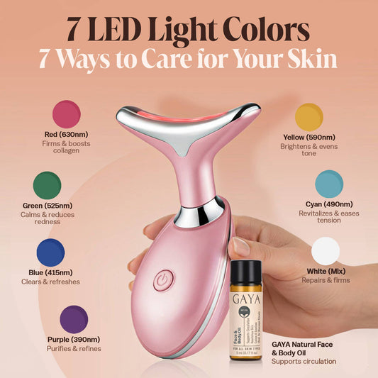 Red Light Therapy 7-in-1 Beauty Wand – Lift, Glow & Smooth