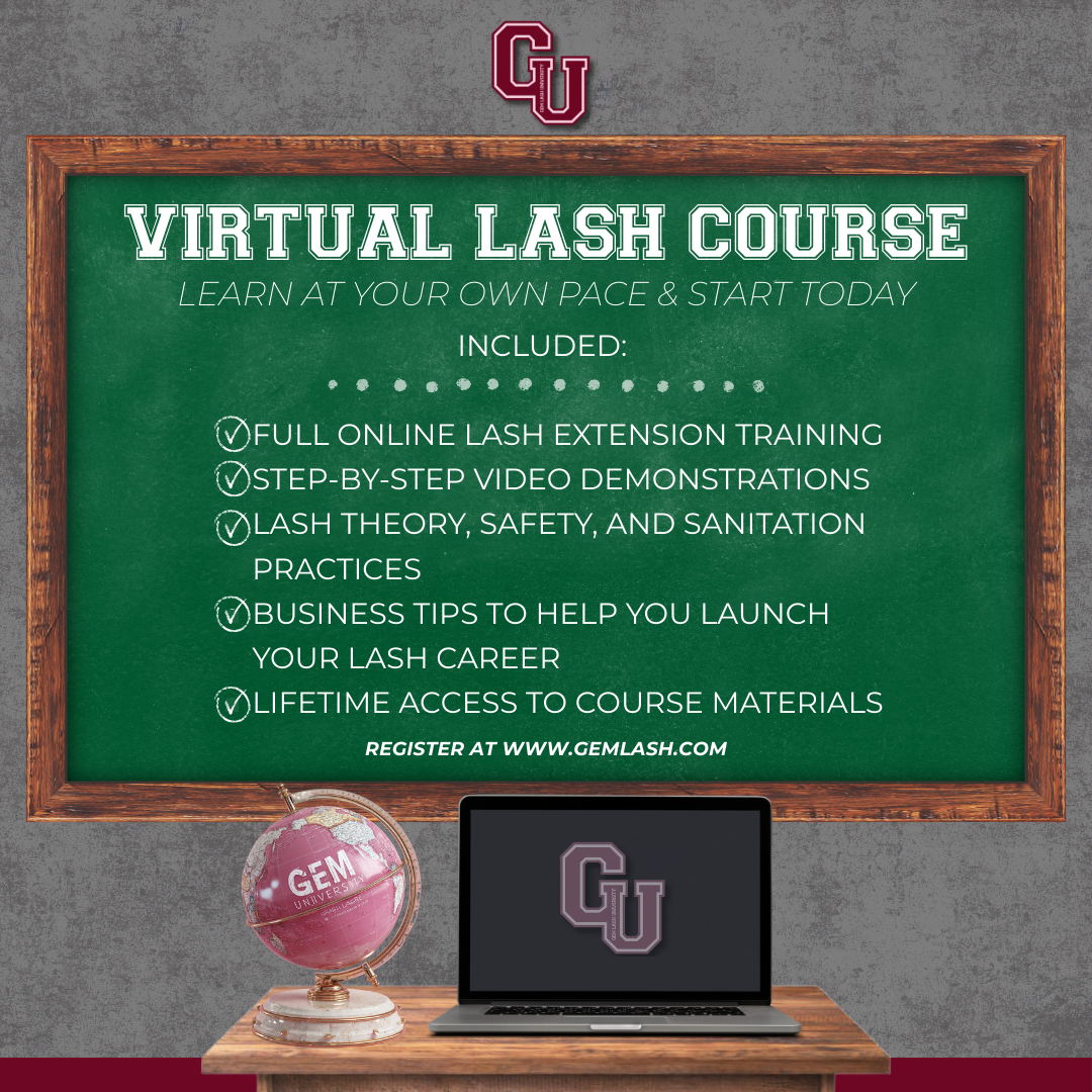 Gem Drop  Eyelash Extension Virtual Master Class