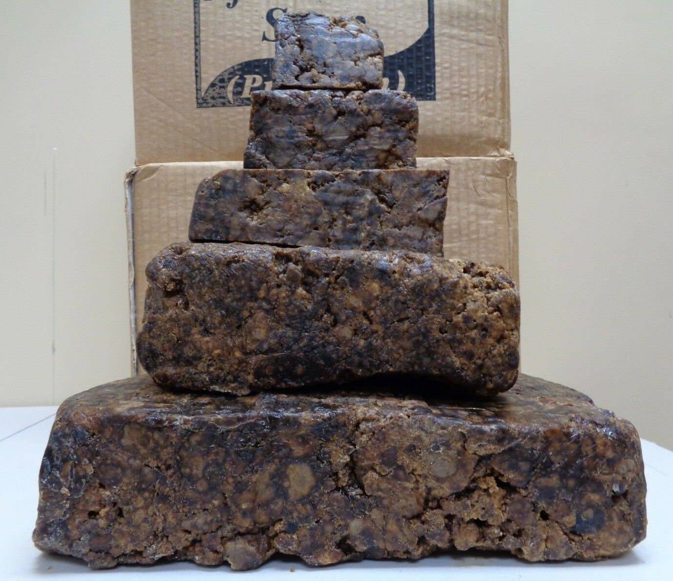 Raw African Black Soap Organic Unrefined From Ghana Premium