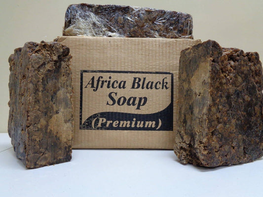 Raw African Black Soap Organic Unrefined From Ghana Premium