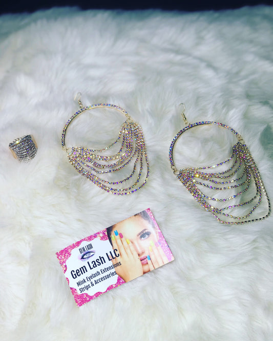 “ Diamonds Dancing “ Ear Gems