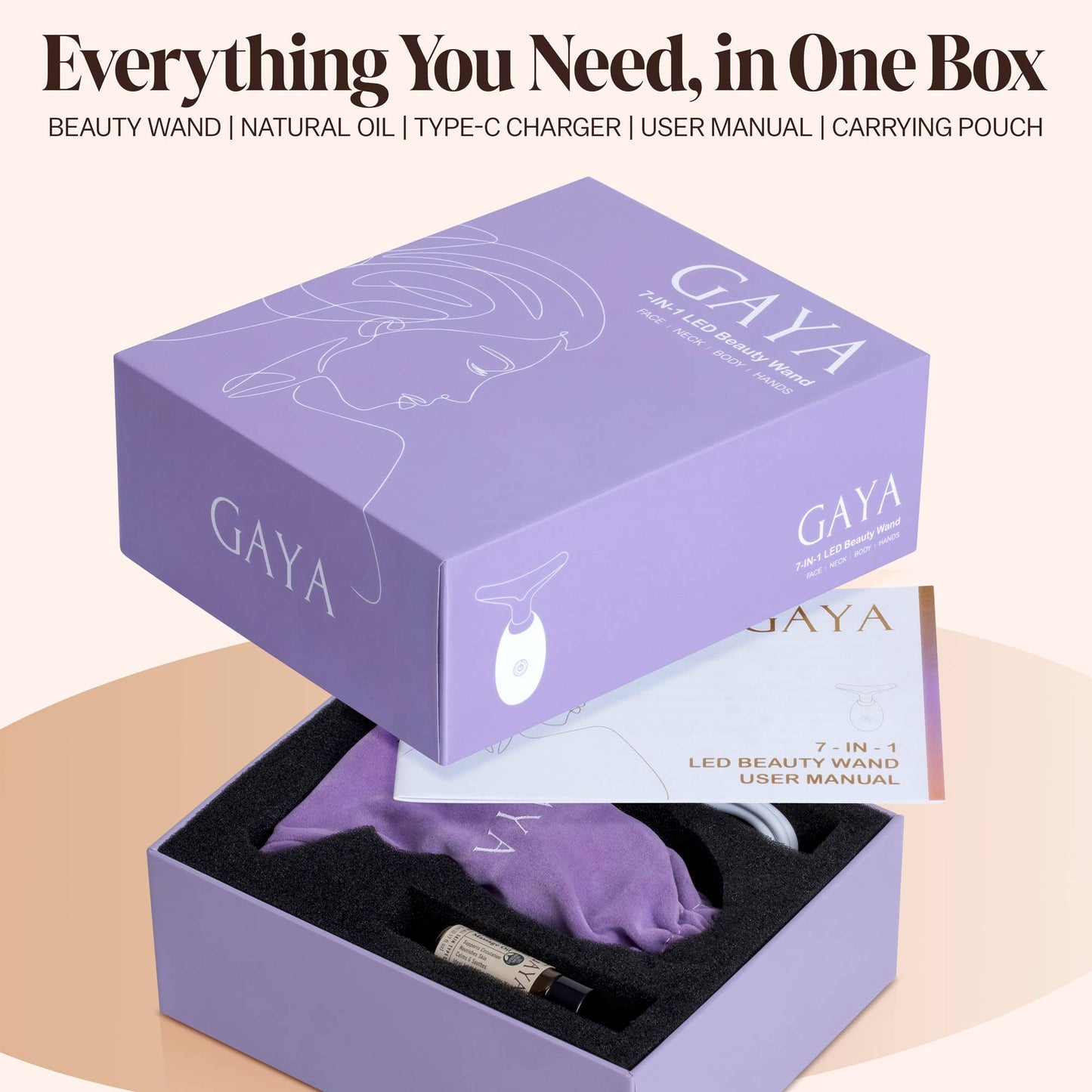 Red Light Therapy 7-in-1 Beauty Wand – Lift, Glow & Smooth