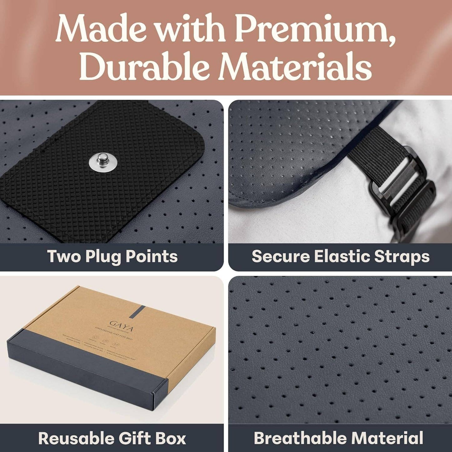 Grounding Mat for Bed – Better Sleep & Inflammation, King