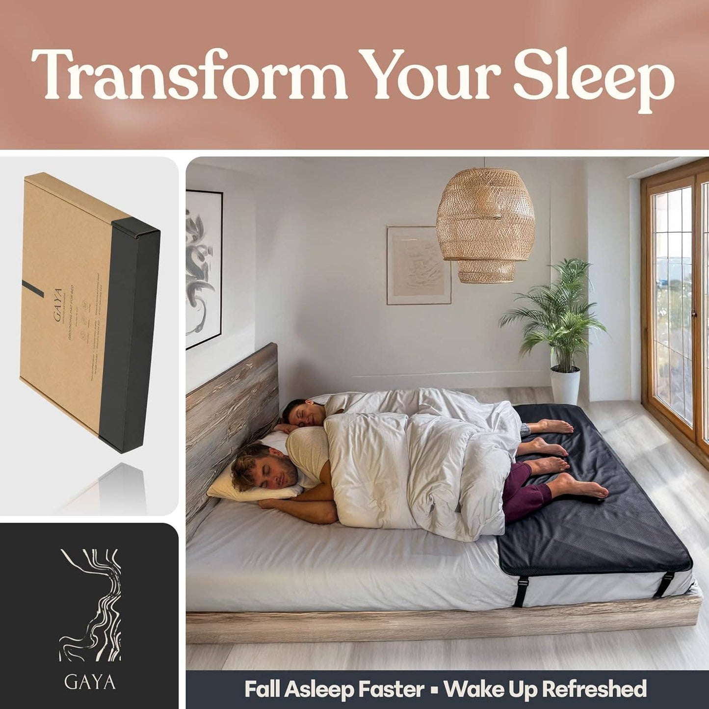 Grounding Mat for Bed – Better Sleep & Inflammation, King