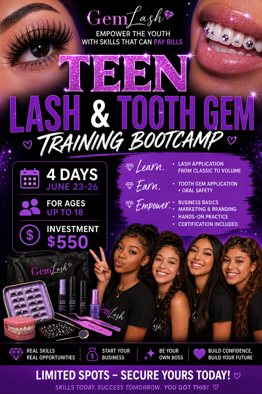 GemLash Teen Lash & Tooth Gem Training Bootcamp
