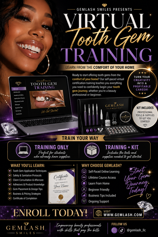 Tooth Gem Training Course ( Virtual w/ Beginners Kit  )