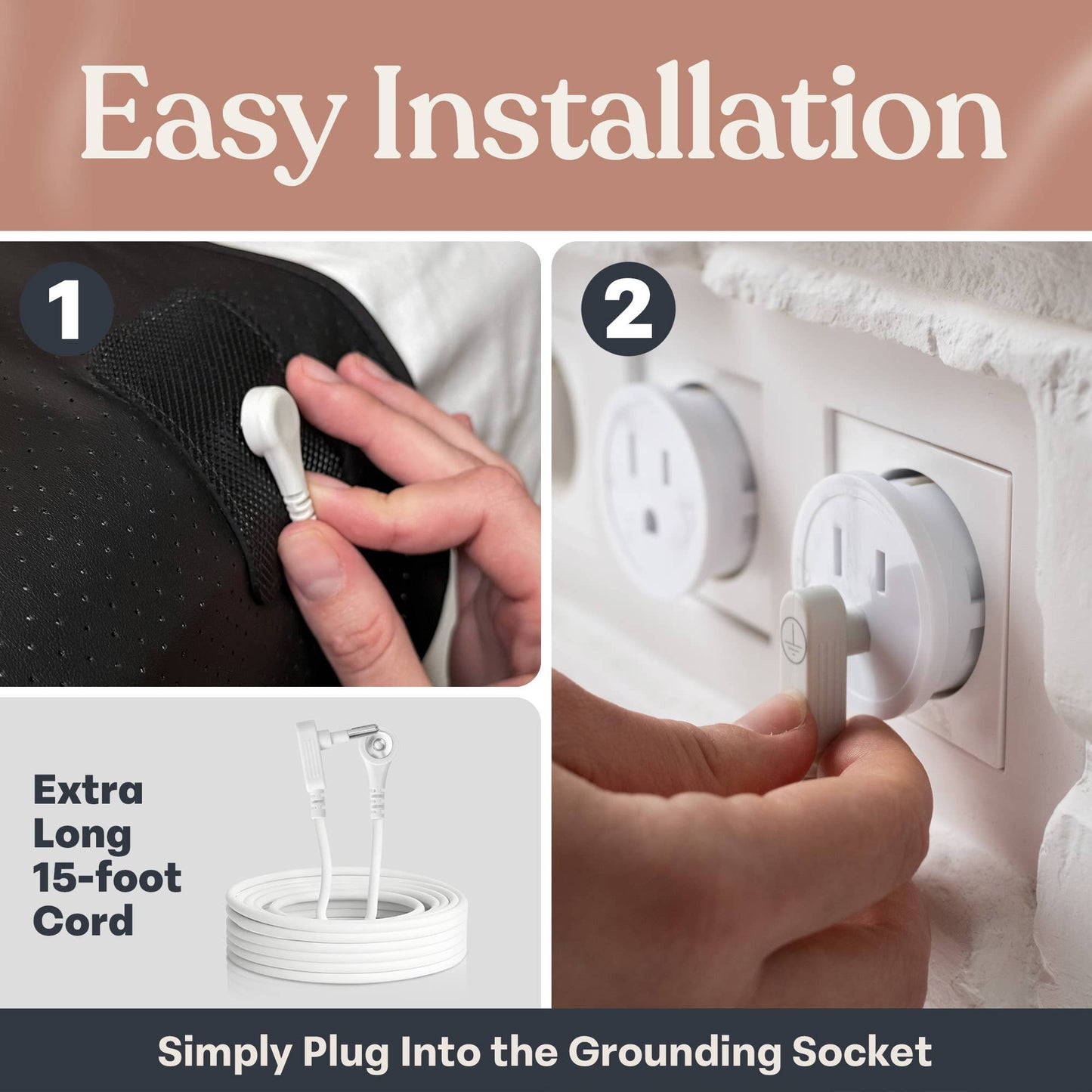 Grounding Mat for Bed – Better Sleep & Inflammation, King