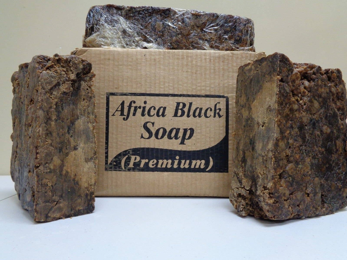 Raw African Black Soap Organic Unrefined From Ghana Premium