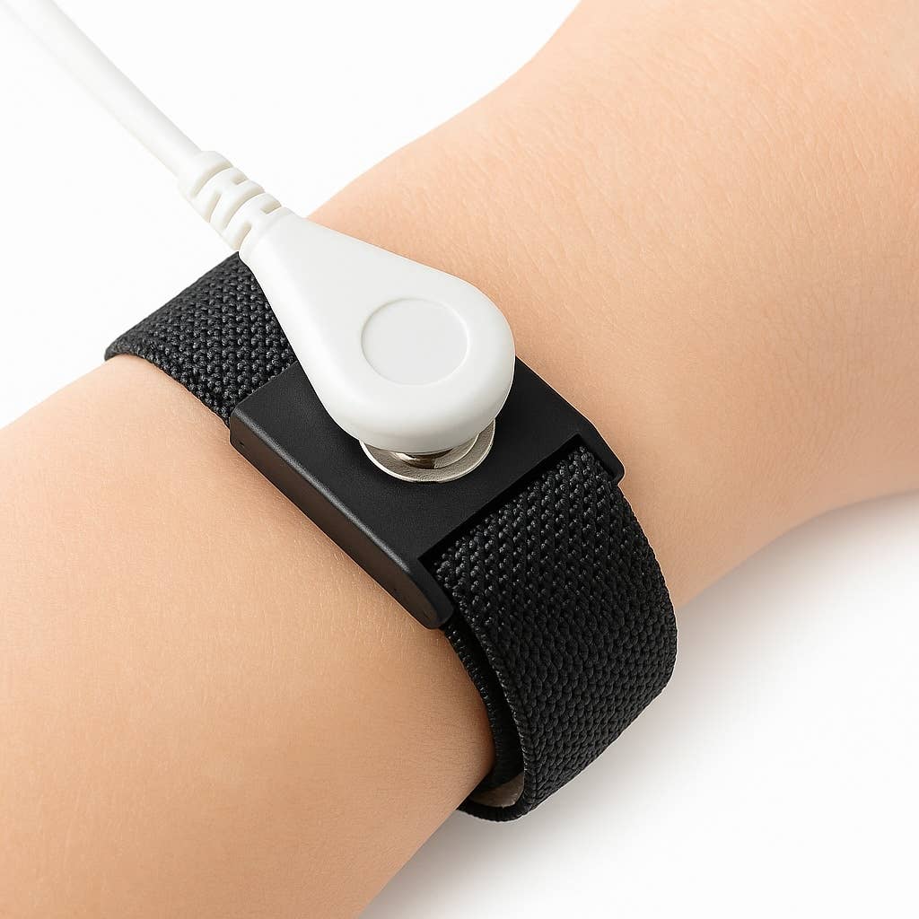 Grounding Strap for Wrist, Earthing Strap - Black