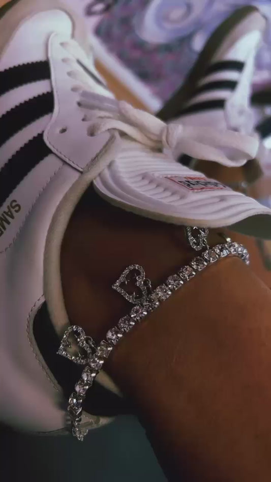 Evil eye anklet