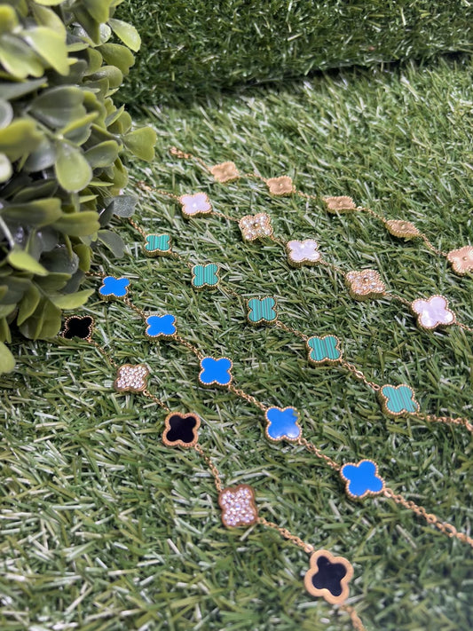 14K Gold Clover Bracelets