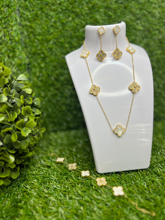White Clover Full Jewelry Set