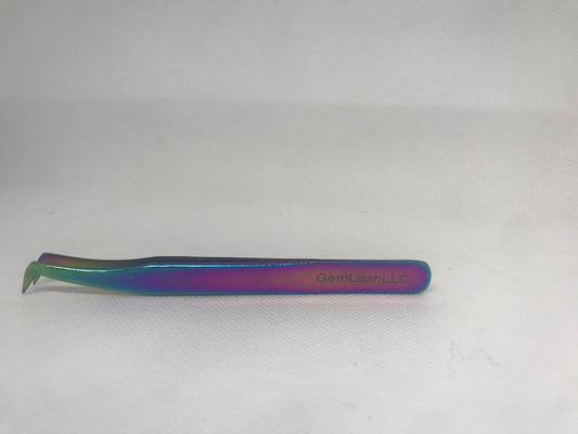 Gem Lash Blunt Tip Angled Tweezer