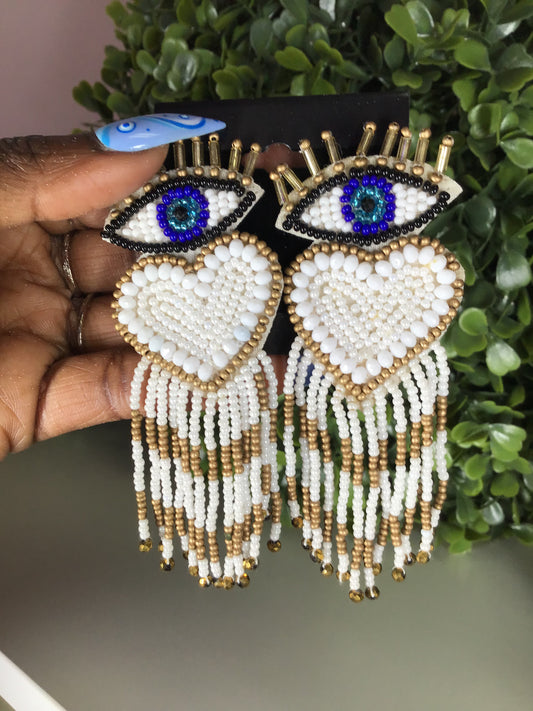 Native Evil Eye Earrings