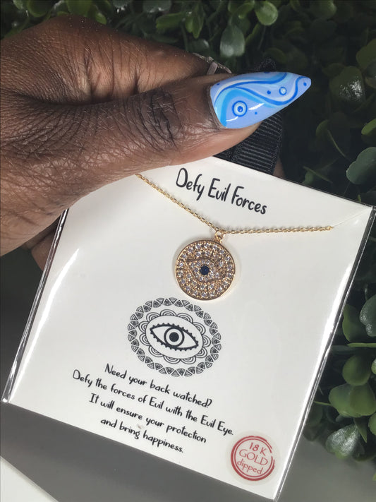 Defy Evil Forces Evil Eye Necklace